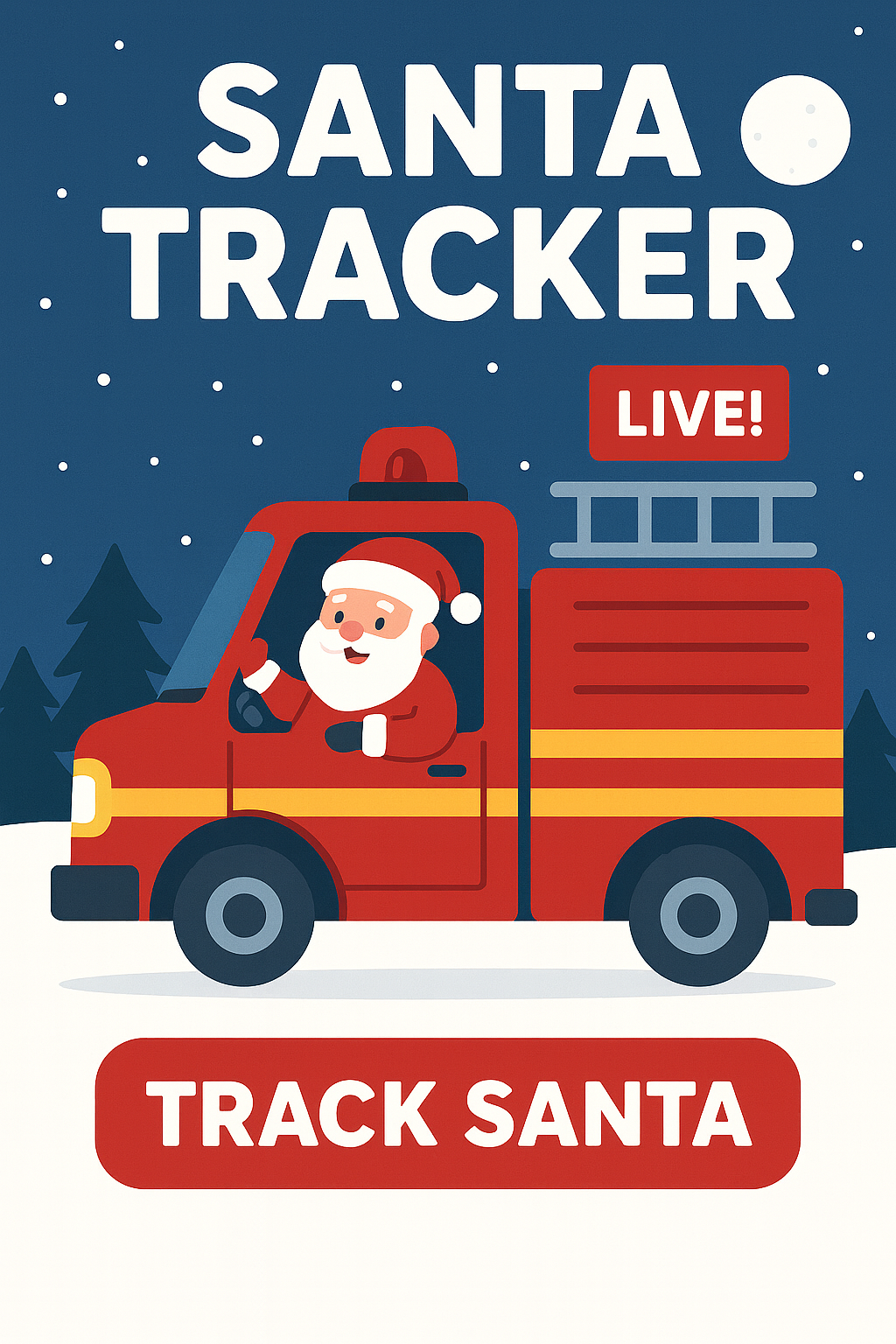 Image describing that the Pennsburg Fire Company Santa Tracker is now live.